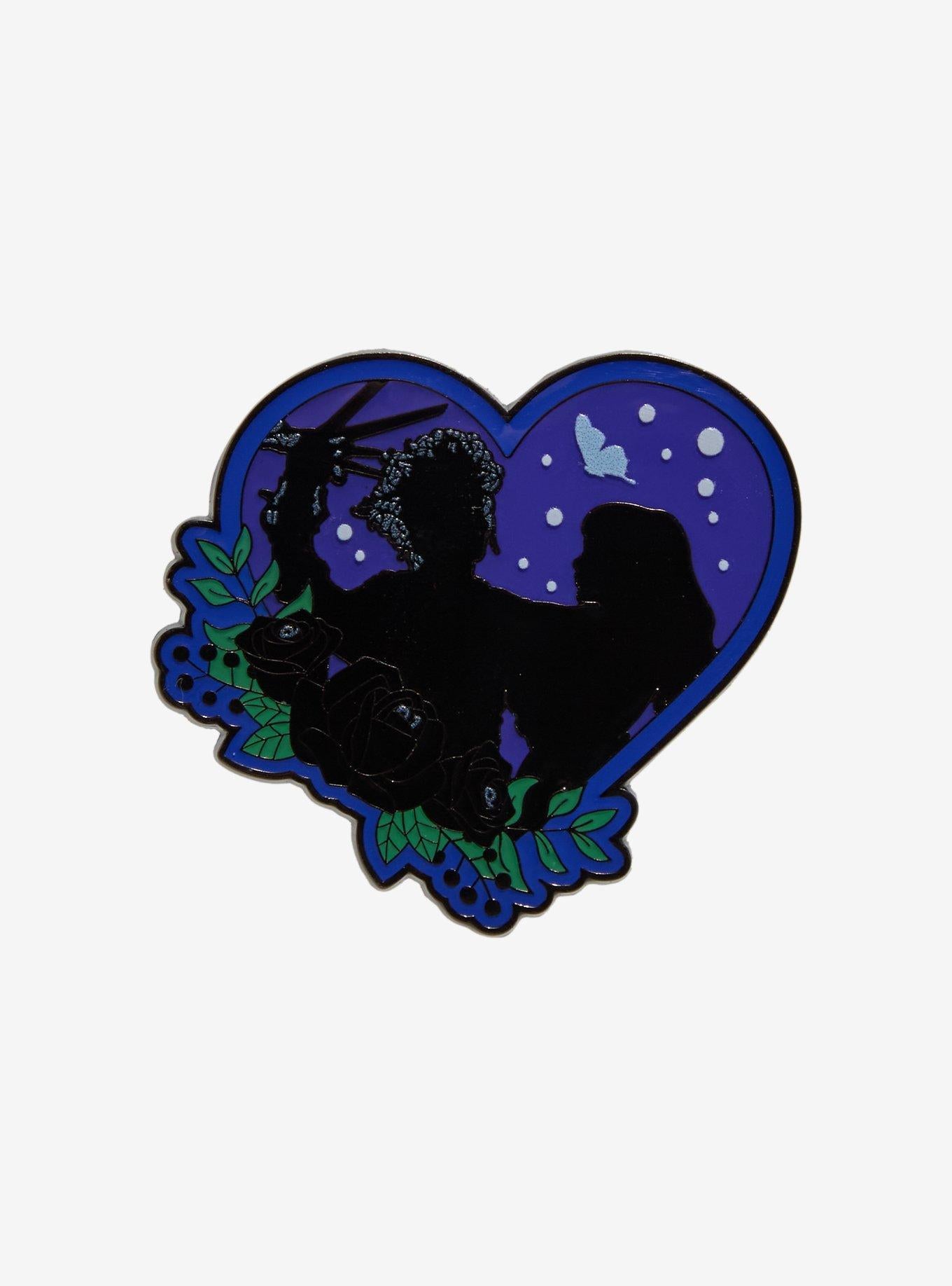 Pin esmaltado Corazón Kim y Edward de Edward Scissorhands