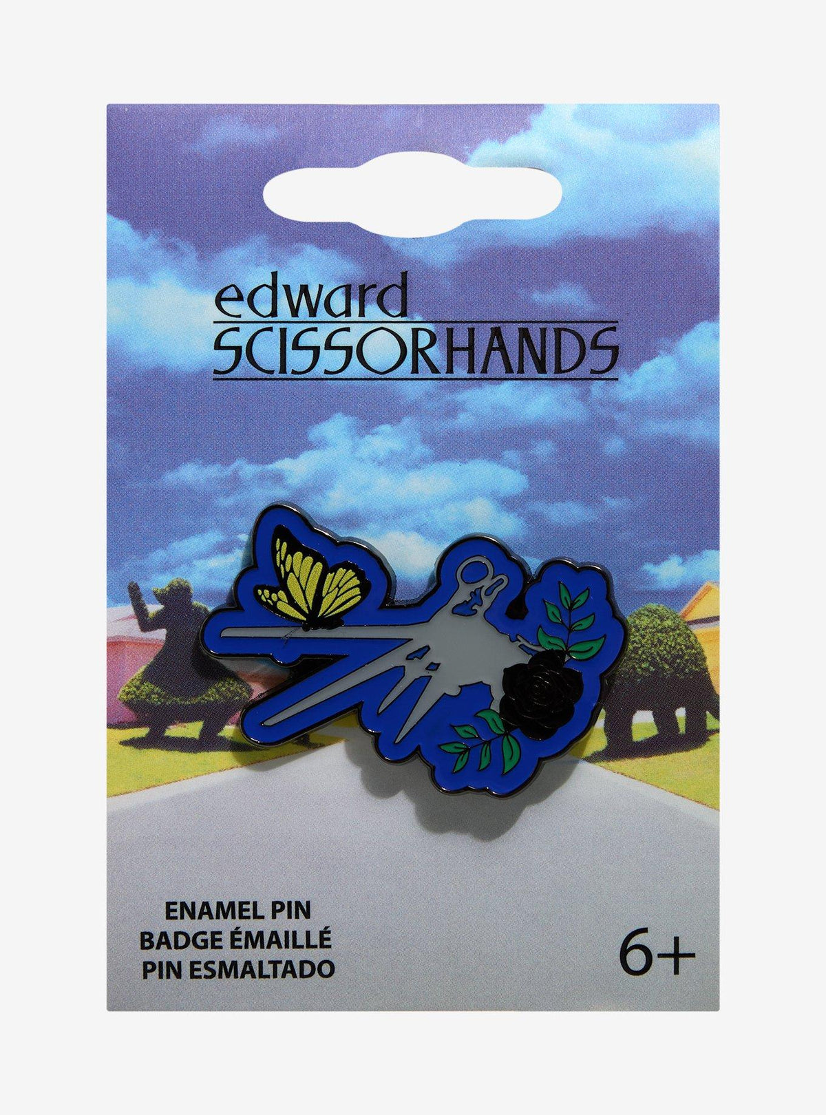 Pin esmaltado mariposa Edward Scissorhands