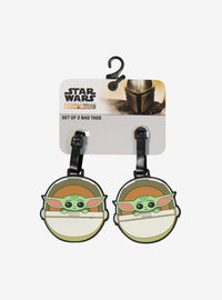 Set de 2 etiquetas de equipaje de Grogu - Star Wars
