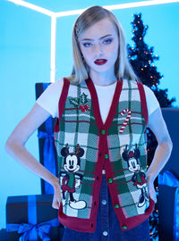 Chaleco navideño Disney de Mickey y Minnie Mouse
