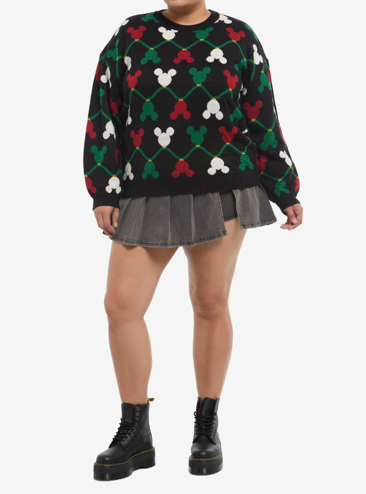 Polerón navideño Mickey Mouse para niñas, tallas grandes