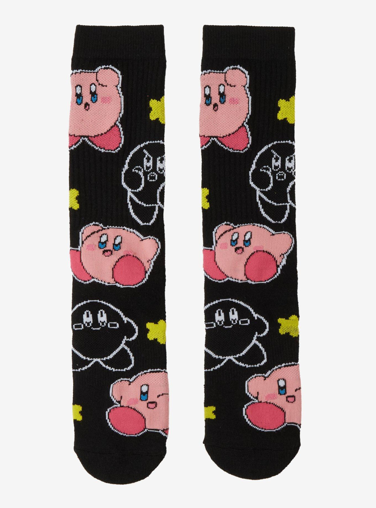 Calcetines Kirby con estampado de estrellas
