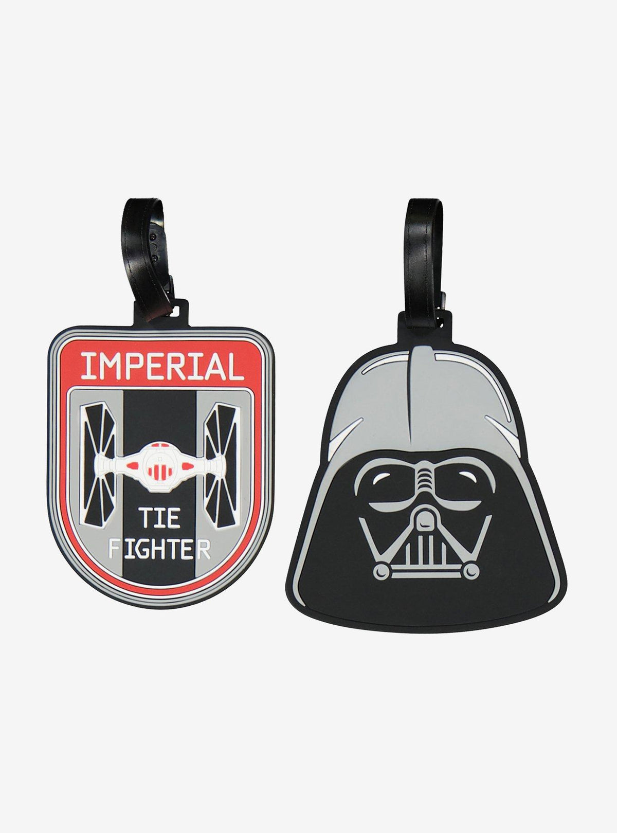 Set de 2 etiquetas de equipaje Star Wars: Darth Vader y TIE Fighter