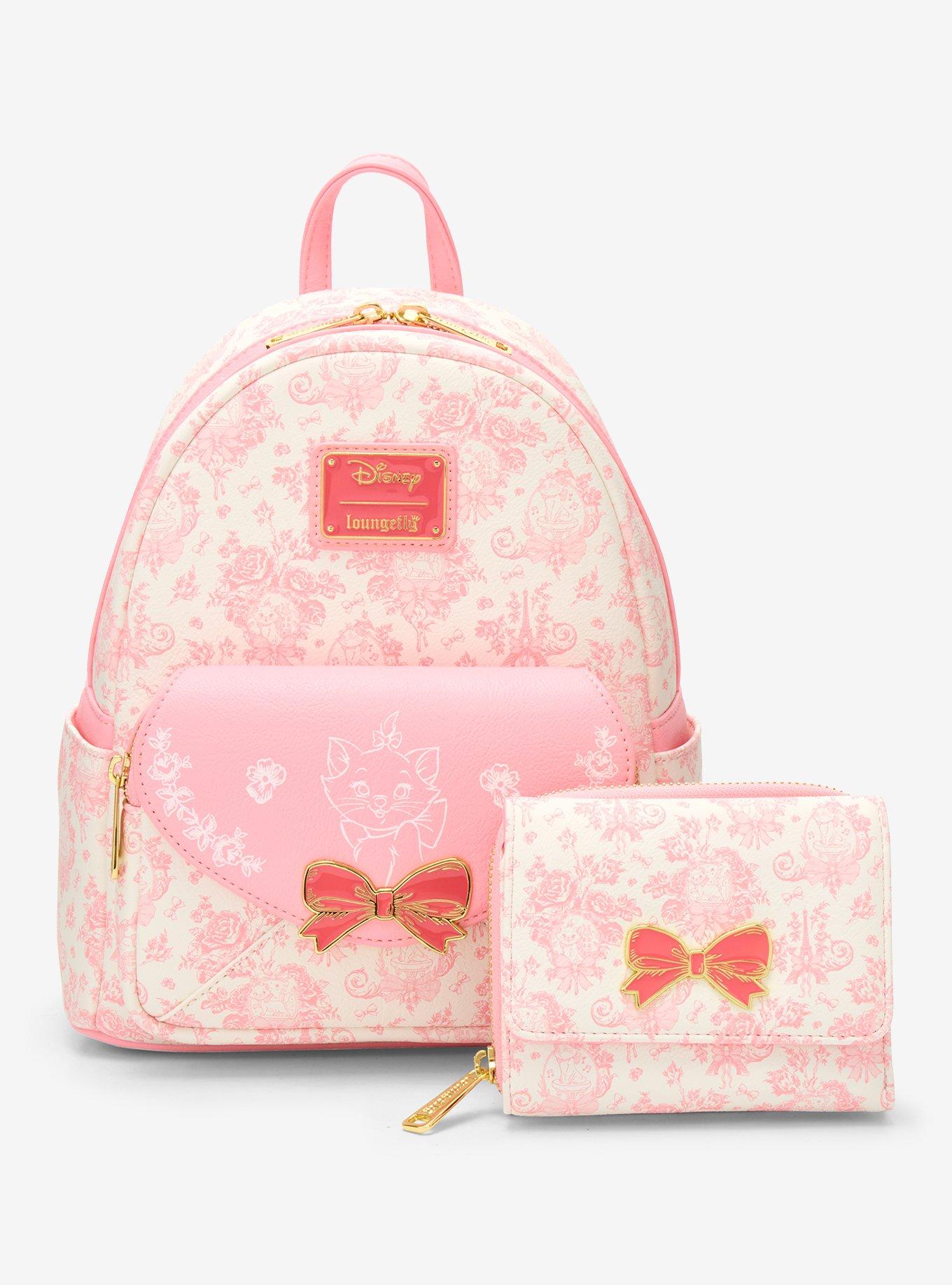 Mochila mini Disney The Aristocats Marie, estampado toile