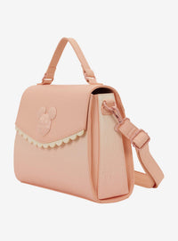Cartera cruzada rosada pastel de Mickey y sus amigos