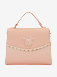 Cartera cruzada rosada pastel de Mickey y sus amigos