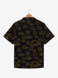 Camisa abotonada tono sobre tono Dragon Ball Z