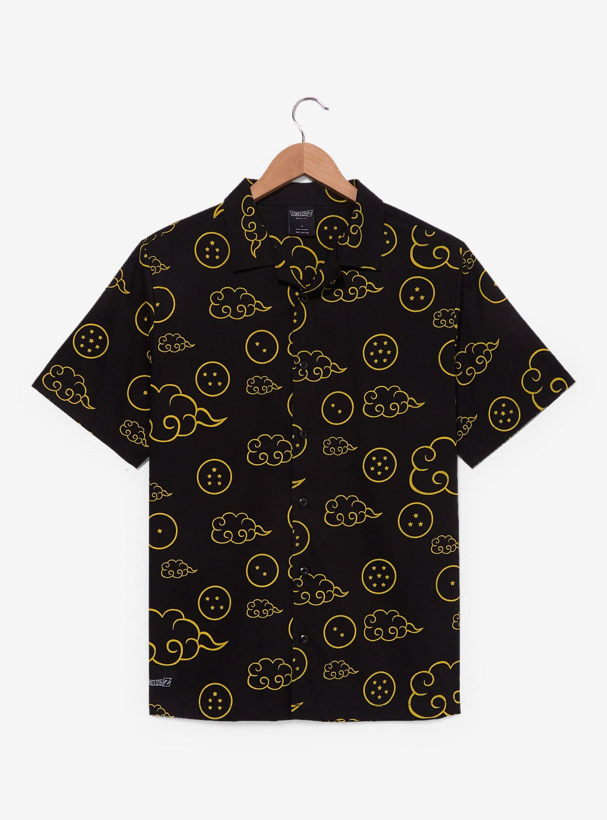Camisa abotonada tono sobre tono Dragon Ball Z