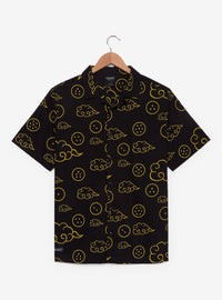 Camisa abotonada tono sobre tono Dragon Ball Z