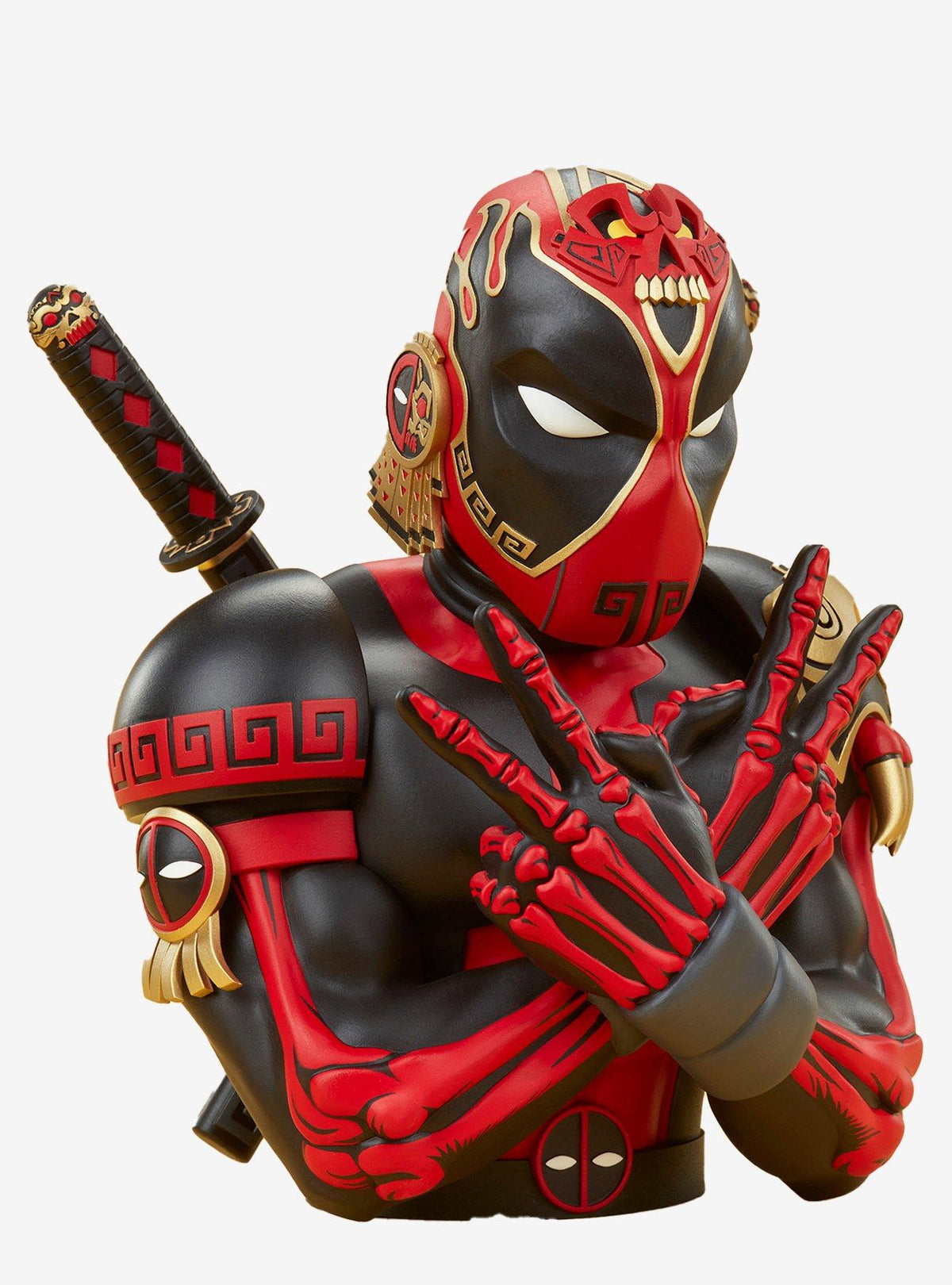 Busto coleccionable de diseño de Deadpool