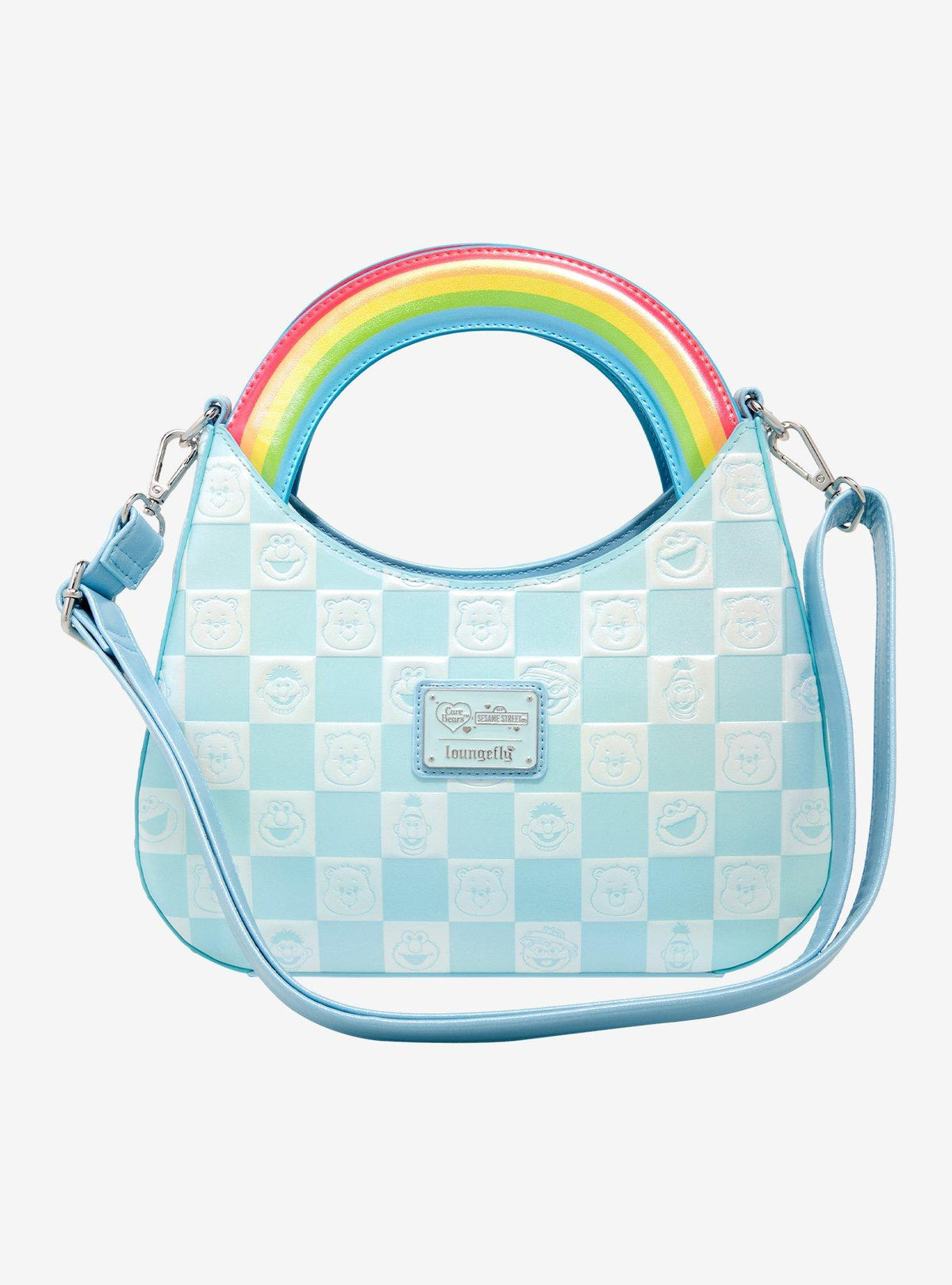Cartera cruzada Care Bears x Sesame Street Arcoíris