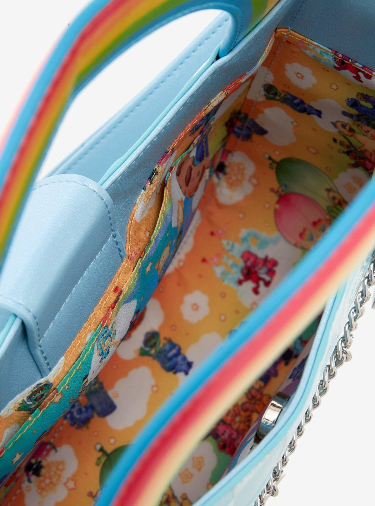 Cartera cruzada Care Bears x Sesame Street Arcoíris