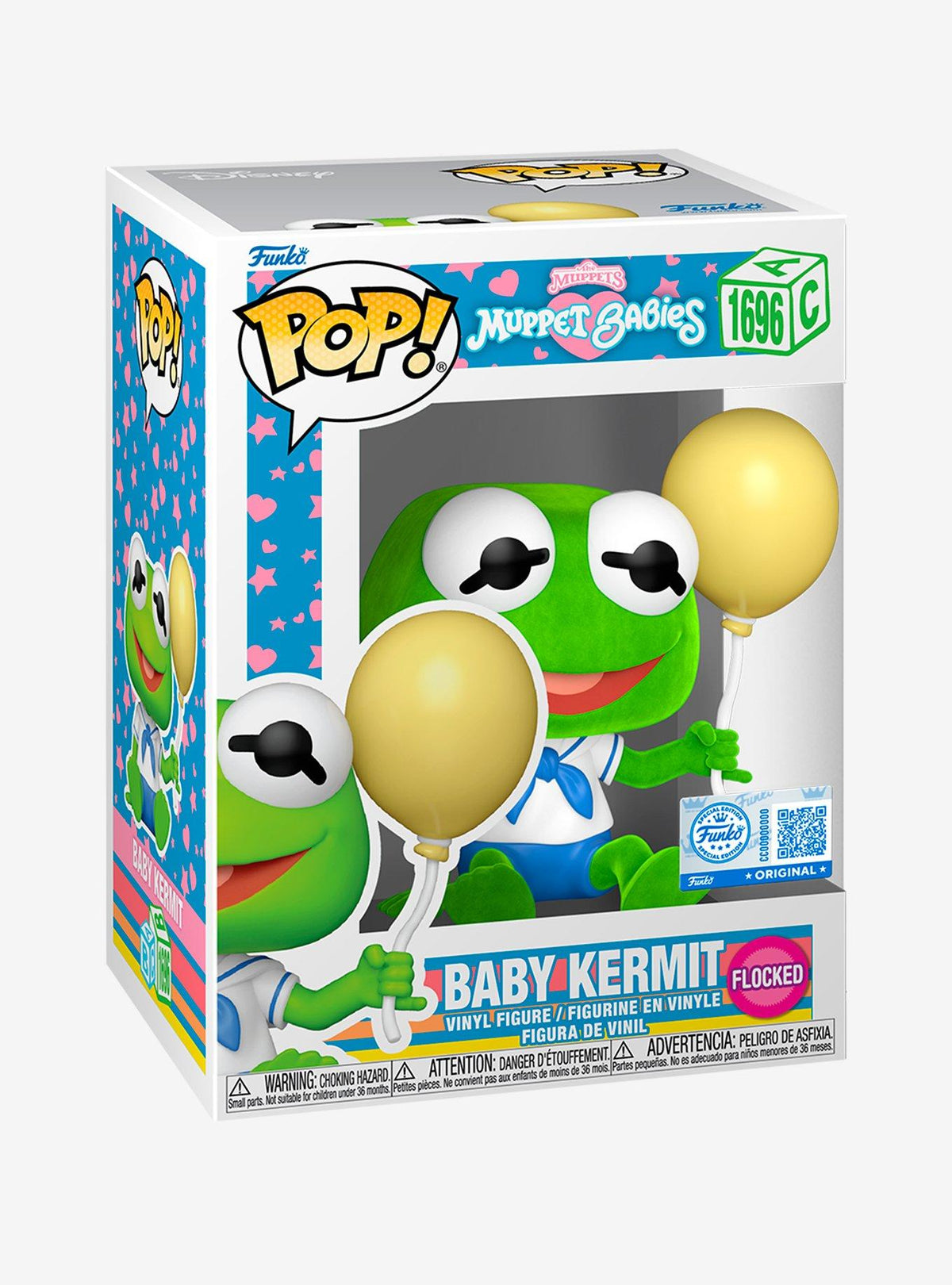Funko Pop! Muppet Babies: Kermit bebé aterciopelado