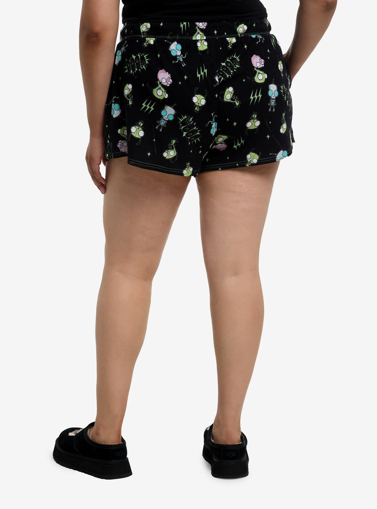 Shorts Invader Zim para niñas, talla plus