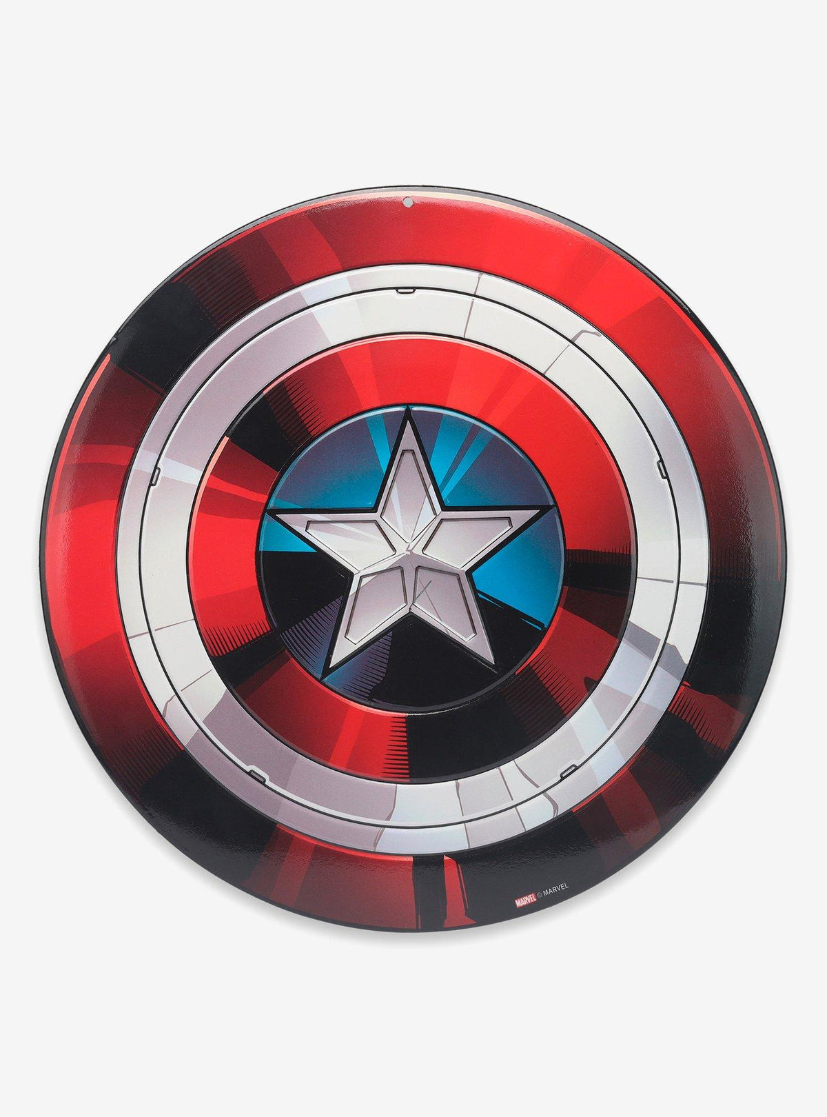 Decoración metálica de pared Escudo del Capitán América