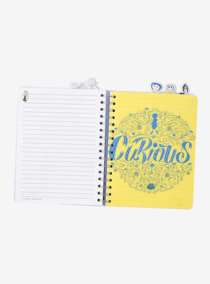 Cuaderno Coraline Twitchy Witchy Girl con pestañas