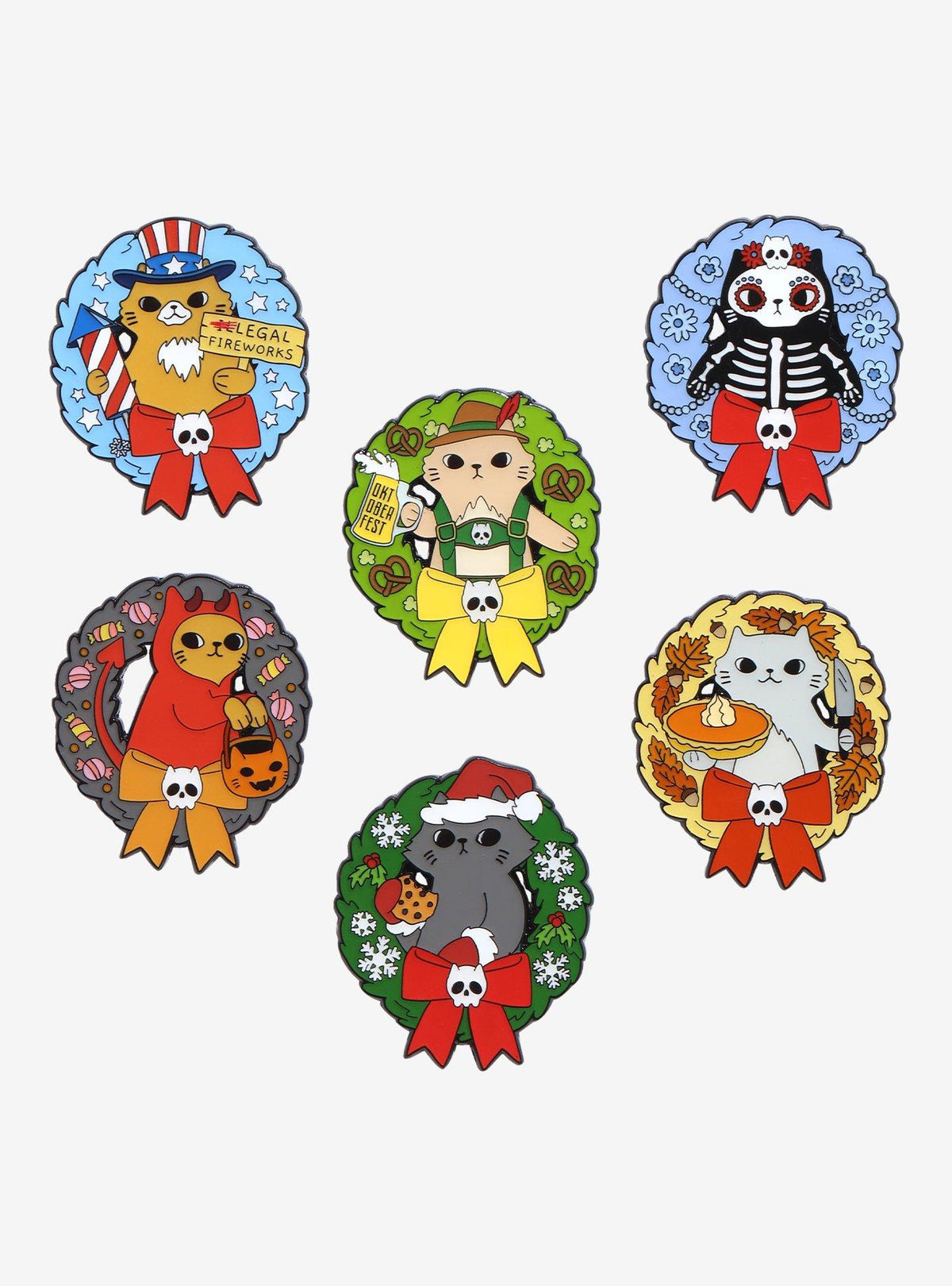 Pin Horror Cats: Happy Horror Days, caja sorpresa