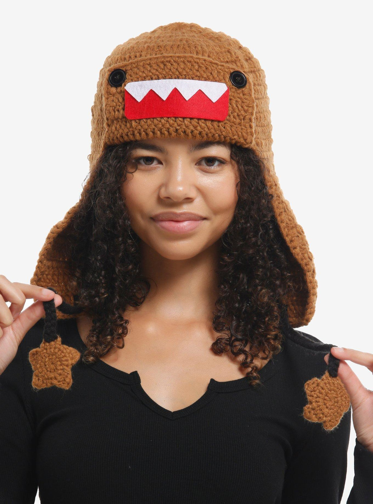 Gorro tejido tipo aviador de Domo