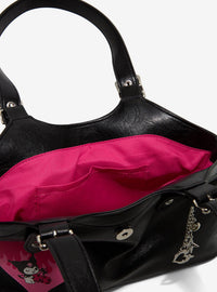 Cartera de hombro Kuromi Corazón en llamas