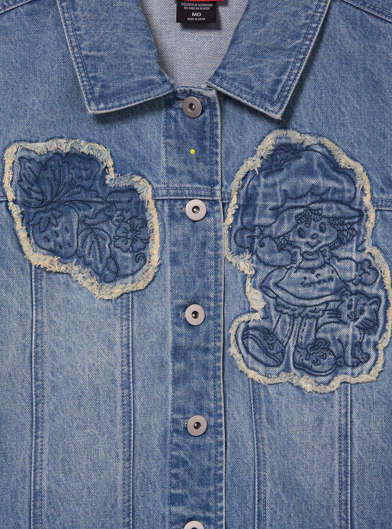 Chaqueta de mezclilla Strawberry Shortcake para mujer
