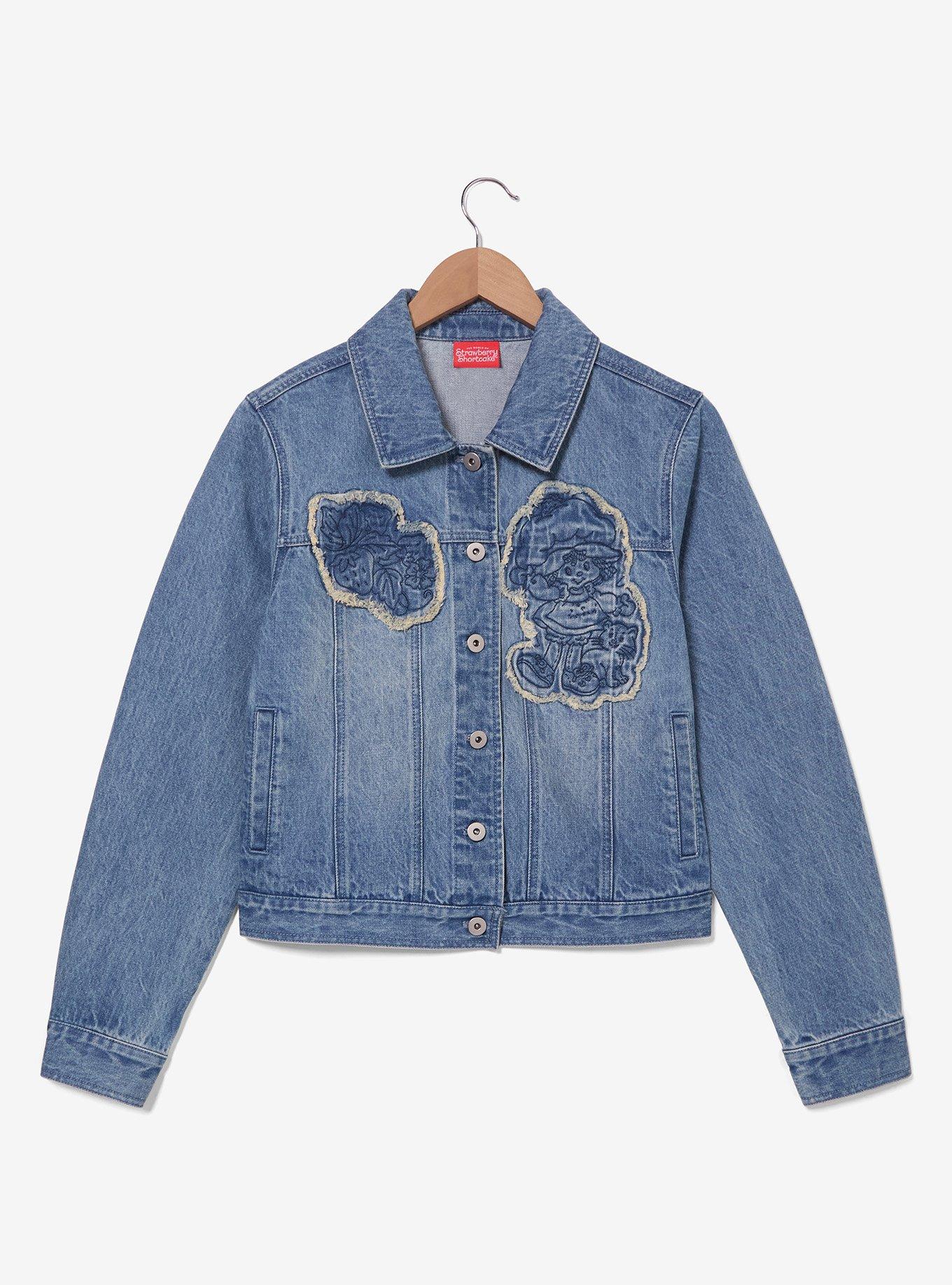 Chaqueta de mezclilla Strawberry Shortcake para mujer
