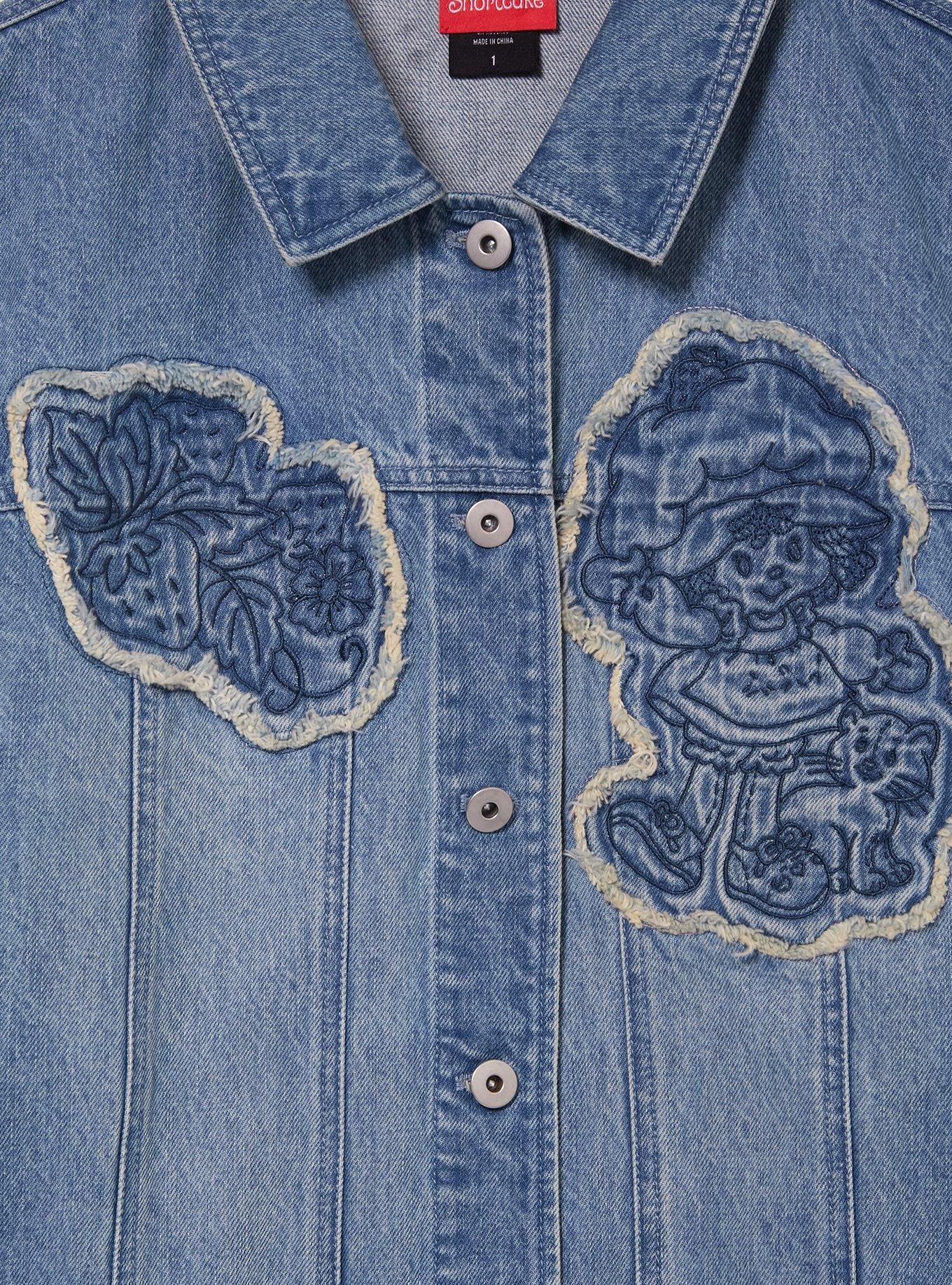 Chaqueta de mezclilla Strawberry Shortcake talla plus
