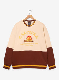 Polerón color block Calcifer de Howl's Moving Castle