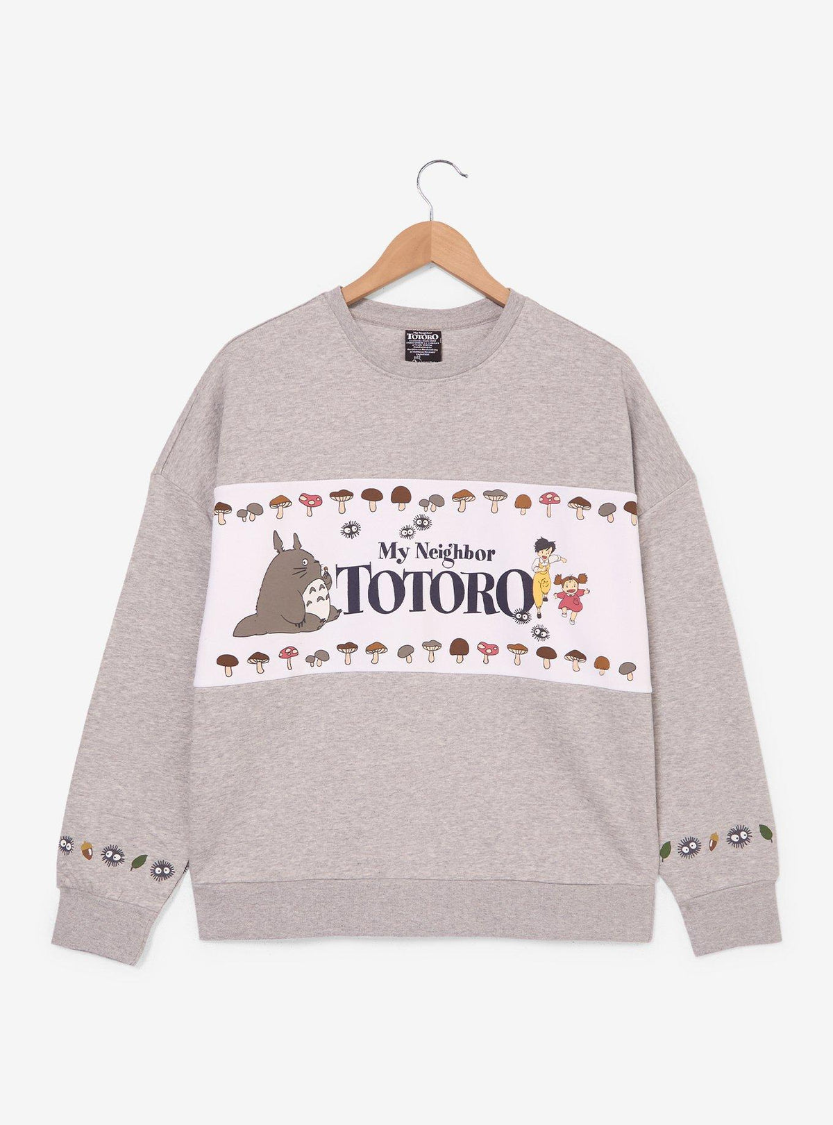Polerón color block de My Neighbor Totoro para mujer