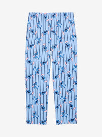 Pantalón de pijama Disney Stitch a rayas, talla grande
