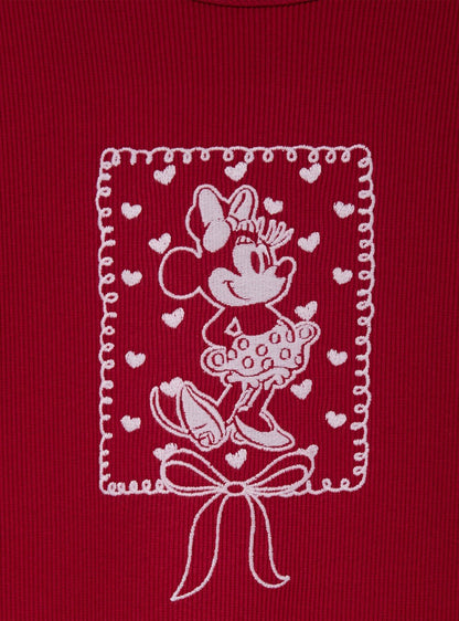 Baby tee de Minnie Mouse con corazones