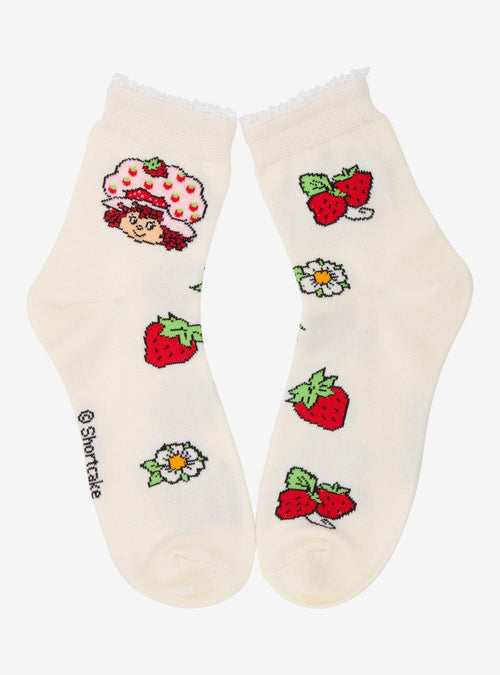 Calcetines cortos Strawberry Shortcake con encaje