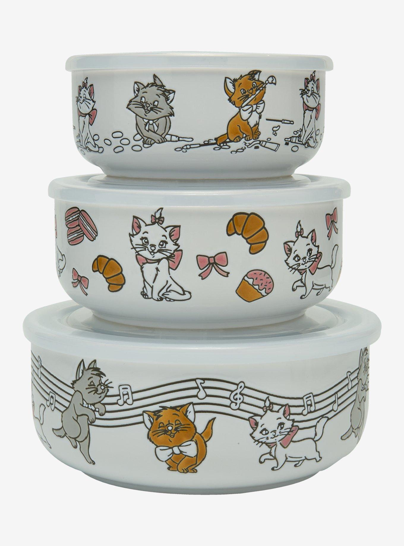 Set de tazones The Aristocats con tapas
