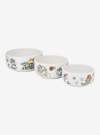 Set de tazones con tapa Disney Princess