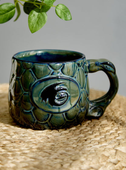 Taza Toothless con escamas de How to Train Your Dragon