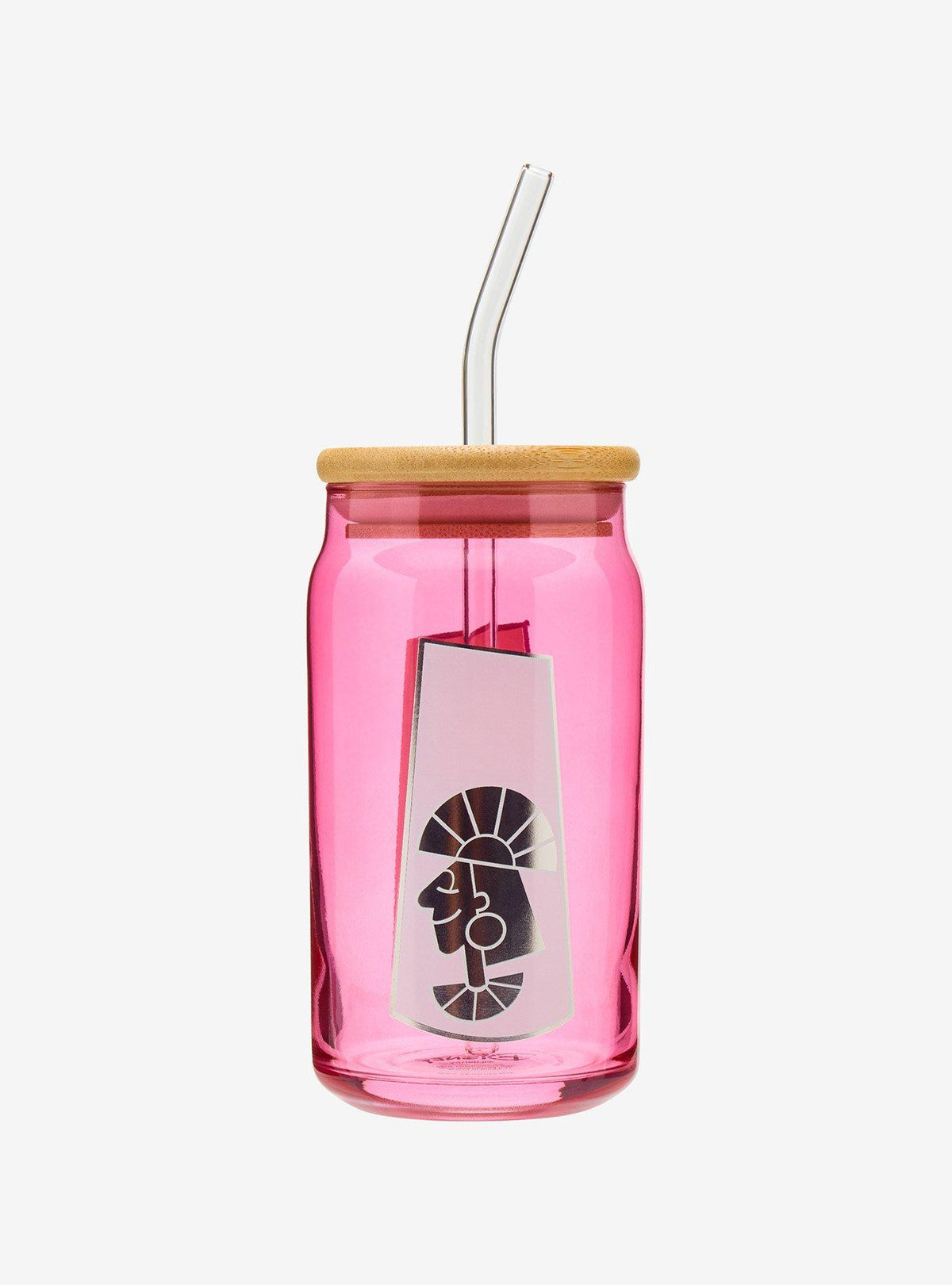 Vaso de vidrio de Kuzco con bombilla