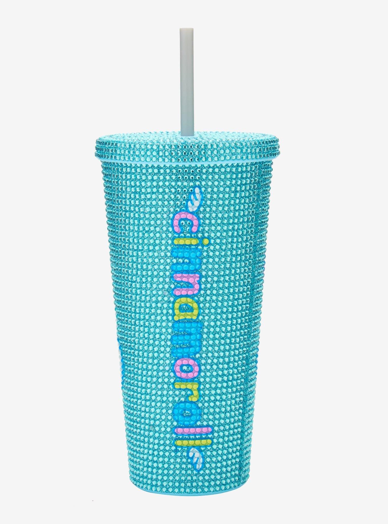 Vaso con tachuelas de Cinnamoroll y globos