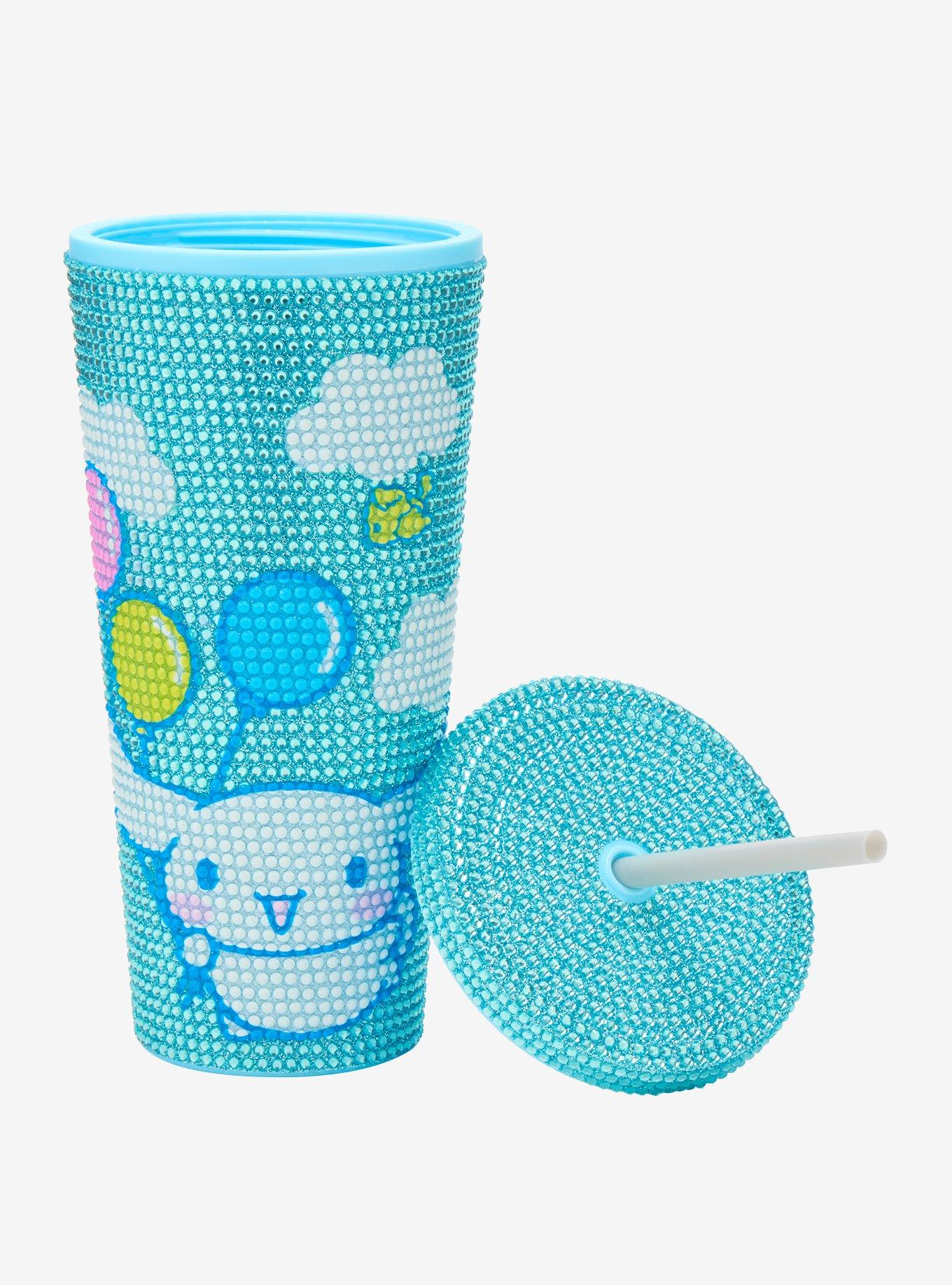 Vaso con tachuelas de Cinnamoroll y globos