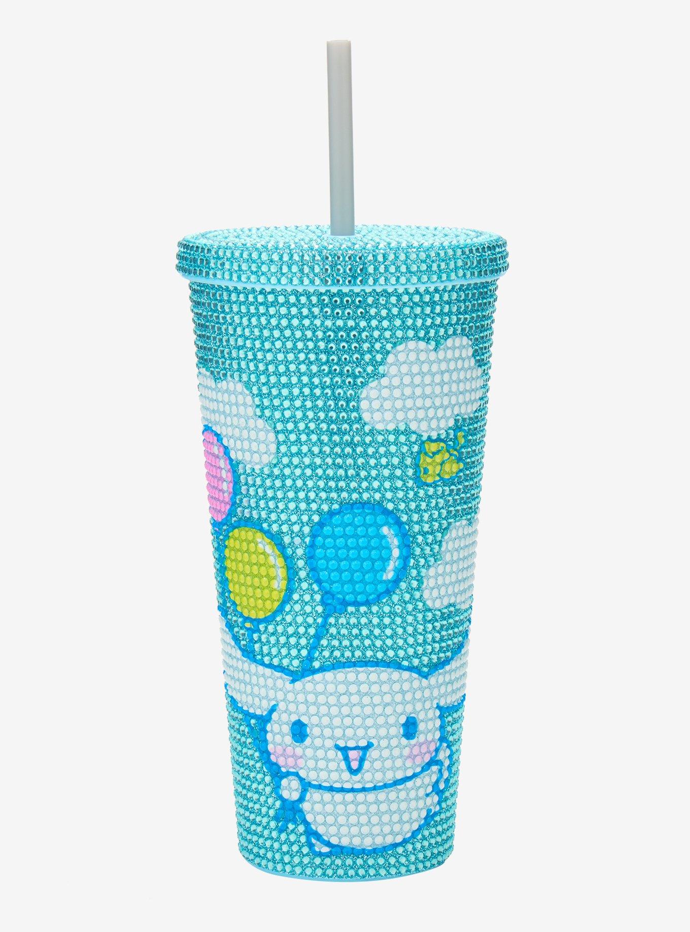 Vaso con tachuelas de Cinnamoroll y globos