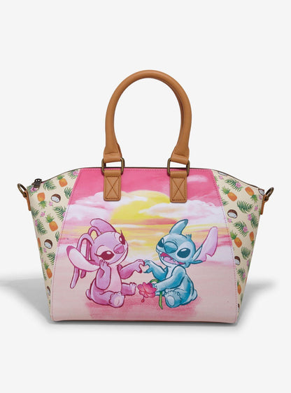 Cartera Disney Stitch y Angel al atardecer