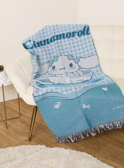 Manta tipo tapiz Hello Kitty Cinnamoroll