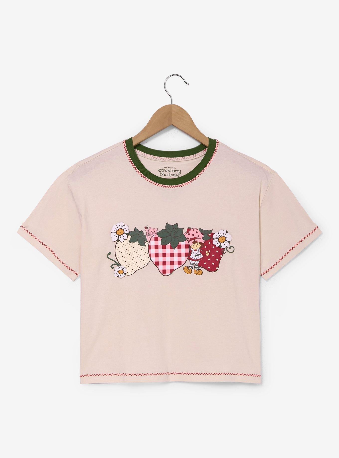 Polera ligeramente corta de Strawberry Shortcake