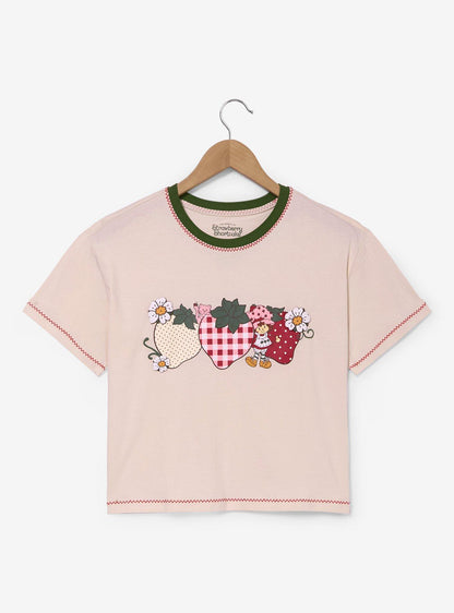 Polera ligeramente corta de Strawberry Shortcake