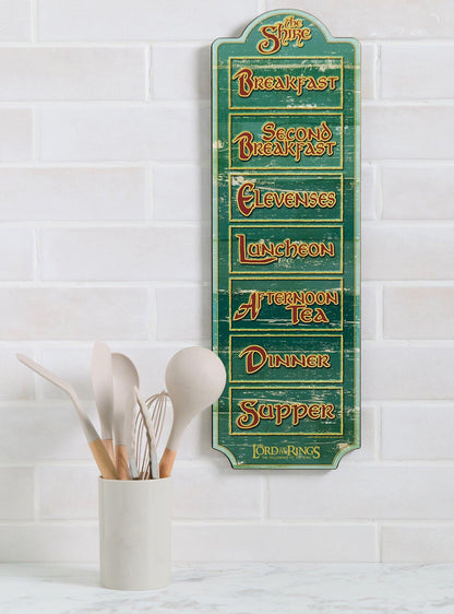 Cuadro de comidas Hobbit de The Lord of the Rings