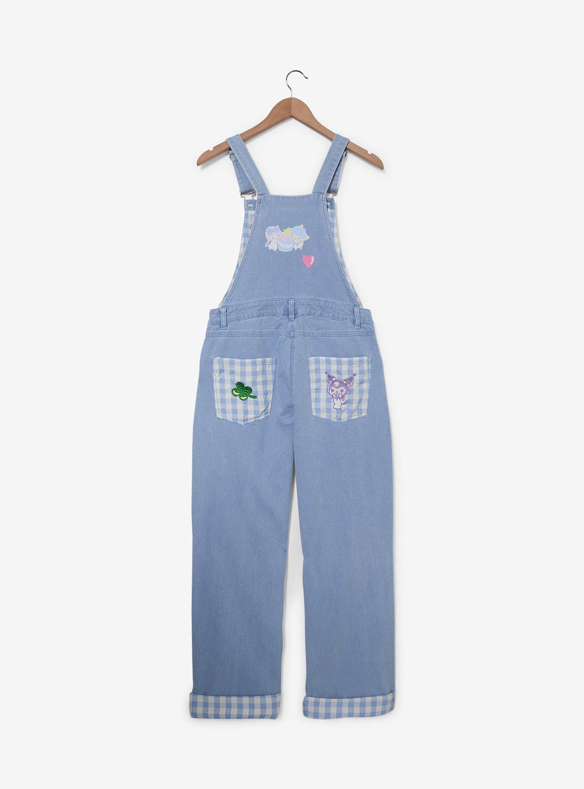 Jardinera vichy de mezclilla Hello Kitty and Friends