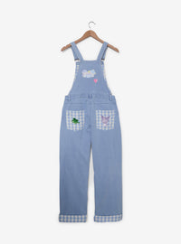 Jardinera vichy de mezclilla Hello Kitty and Friends