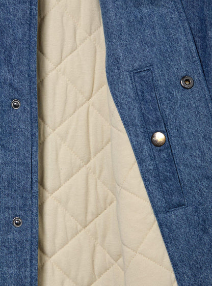 Chaqueta varsity de mezclilla vintage Hazbin Hotel Voxtek