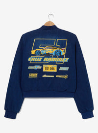 Chaqueta corta de mezclilla Cars 3 Cruz Ramirez, talla plus mujer