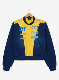 Chaqueta corta de mezclilla Cars 3 Cruz Ramirez, talla plus mujer