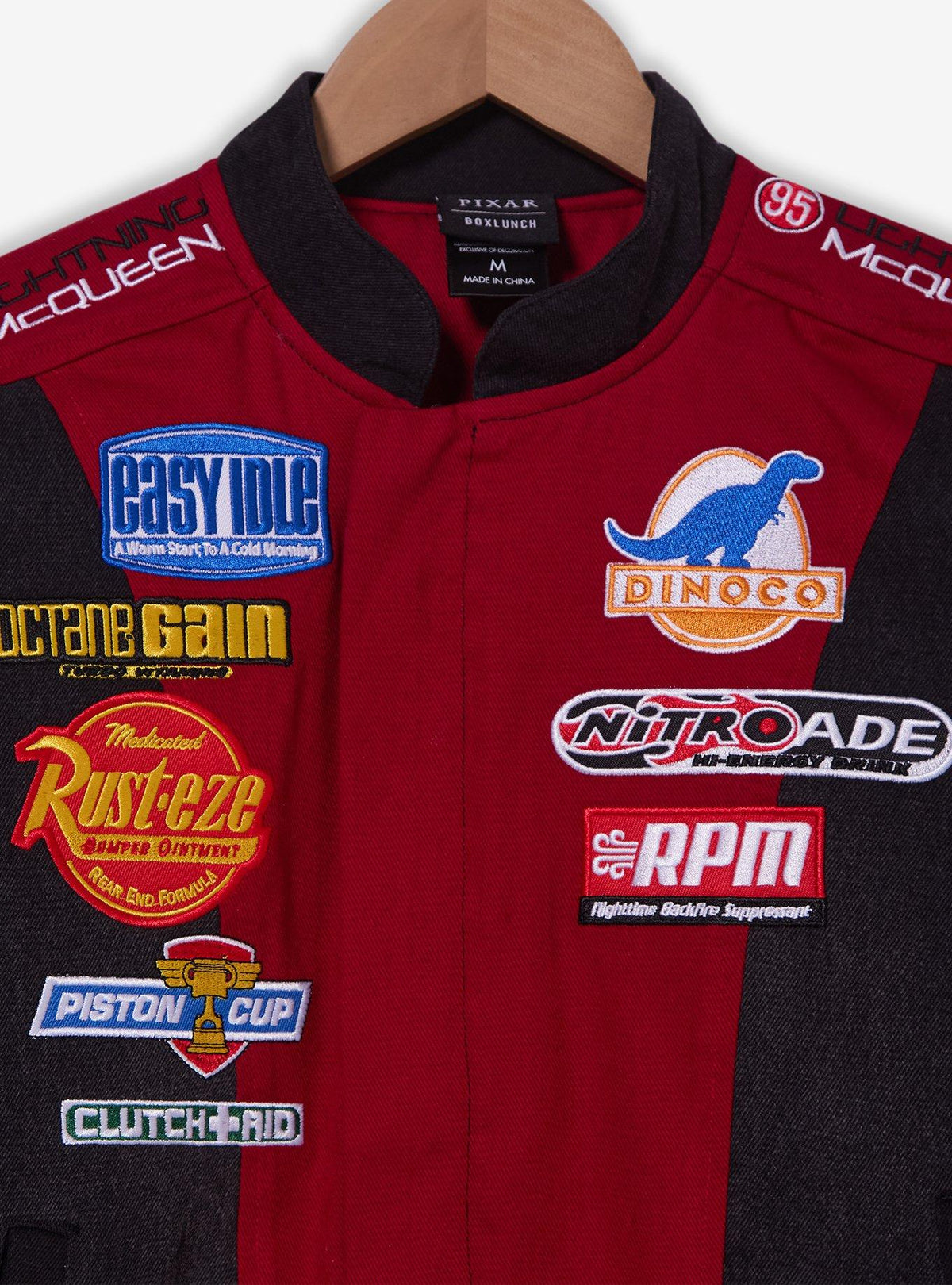 Chaqueta Moto de Mezclilla Lightning McQueen Talla Plus