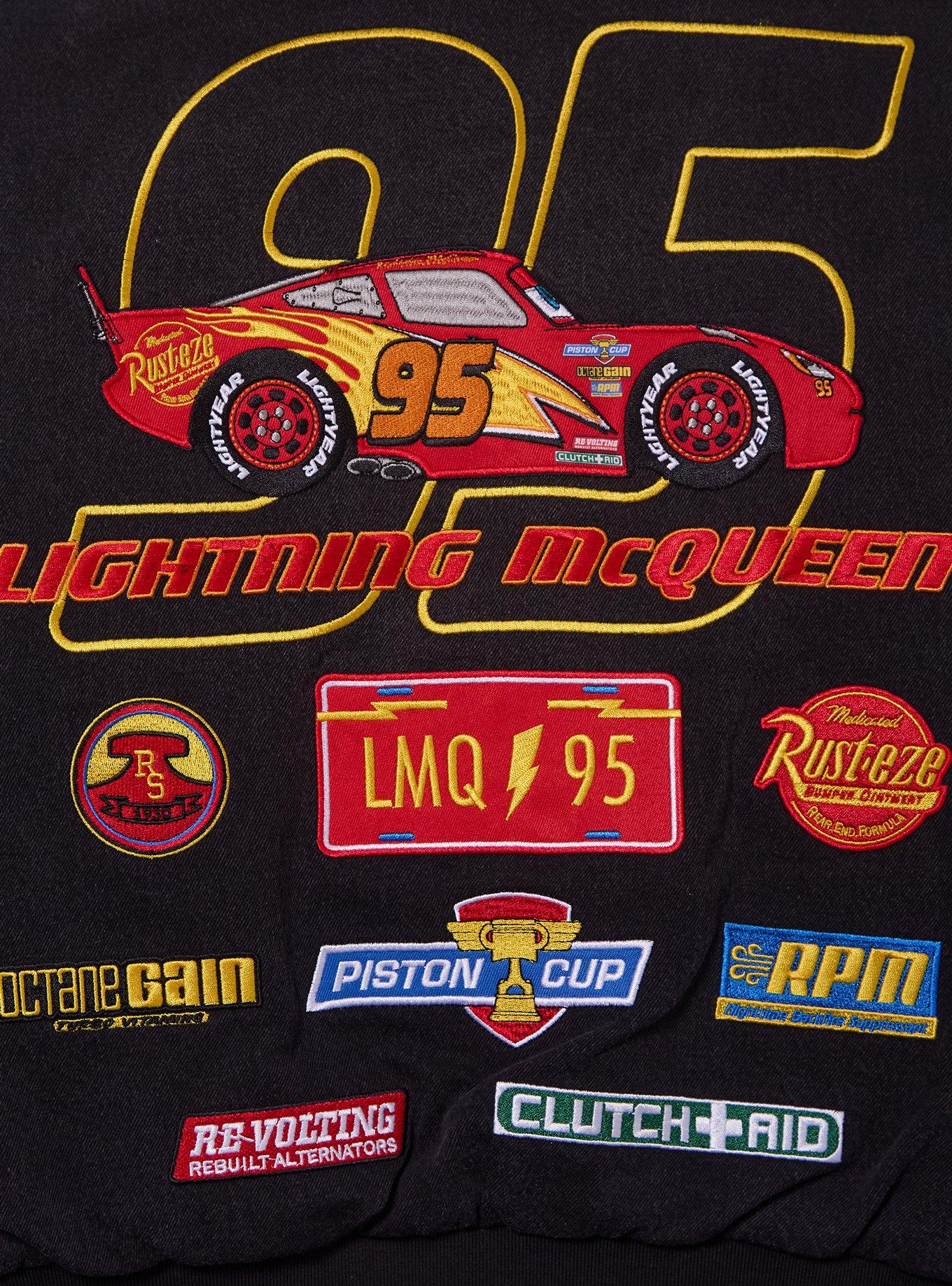 Chaqueta Moto de Mezclilla Lightning McQueen Talla Plus